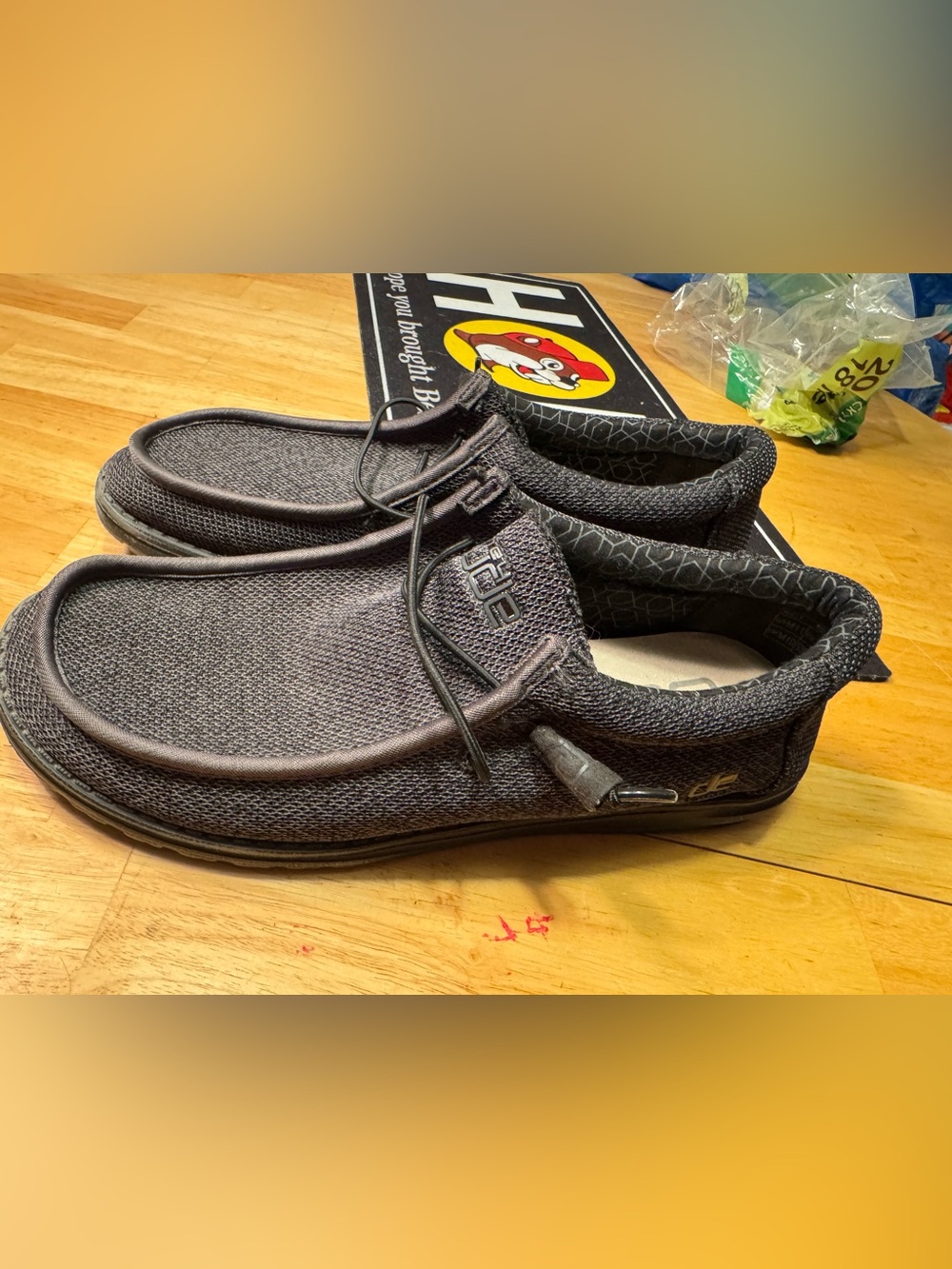 Hey dude Men's Slip-On Loafers in Charcoal Gray